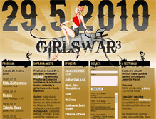 Tablet Screenshot of girlswar.melnicek.cz