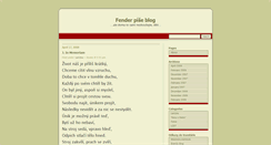 Desktop Screenshot of fender.melnicek.cz